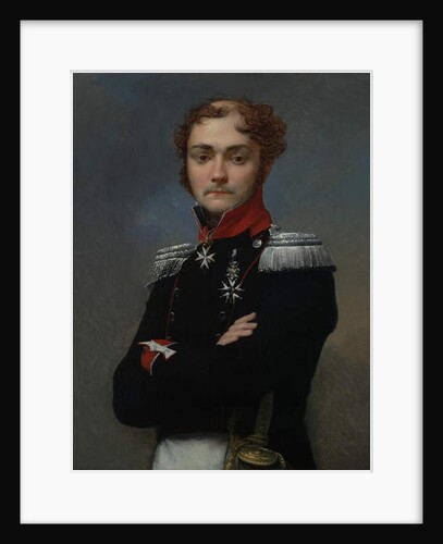 Portrait of Charles-Louis Regnault, an Officer from the Napoleonic Wars, c.1814-15 by Jean-Baptiste Regnault