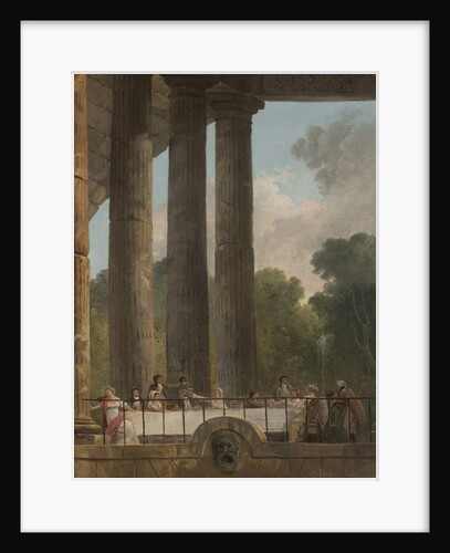 A Banquet in the Ruins of a Temple, 1795 by Hubert Robert