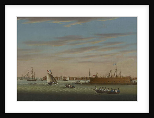 View of Charleston from the Harbor, 1831 by Samuel Barnard
