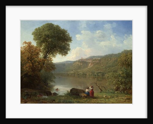 Lake Nemi, 1857 by George Snr. Inness