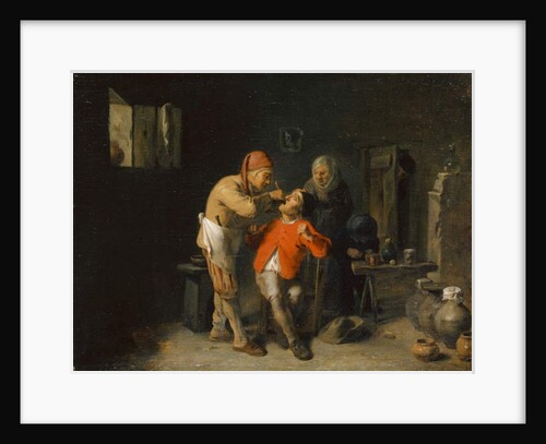 At the Dentist, 1625-38 by Adriaen Brouwer