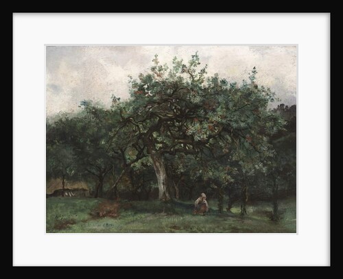 Landscape with Little Girl by Jean Baptiste-Antoine Guillemet
