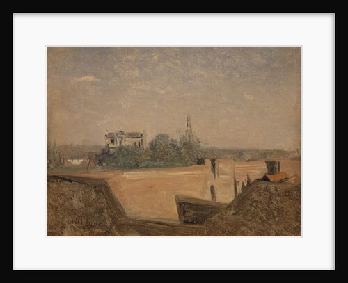 The Ramparts of Arras, 1852 by Jean Baptiste Camille Corot