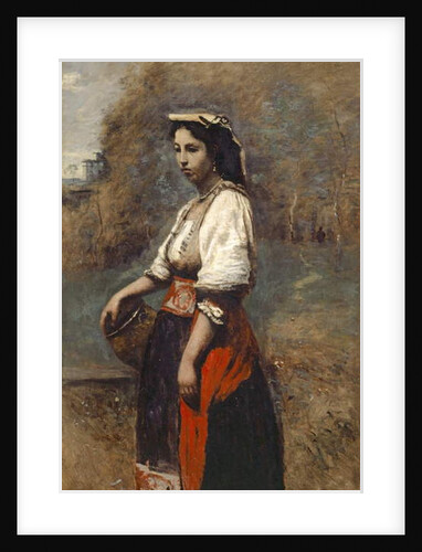 Italian Woman at the Well, 1865-70 by Jean Baptiste Camille Corot