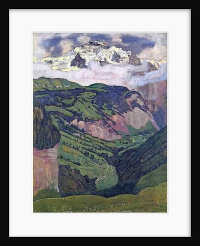 The Jungfrau seen from Isenfluh, 1902 by Ferdinand Hodler