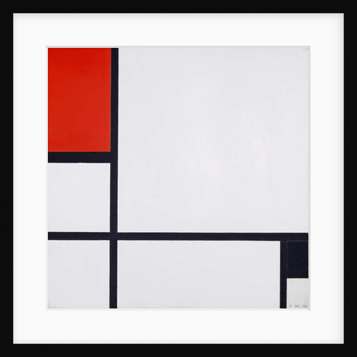 Composition No. I, with Red and Black, 1929 by Piet Mondrian