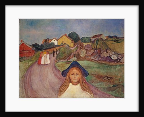 Road in Aasgaardstrand, 1901 by Edvard Munch