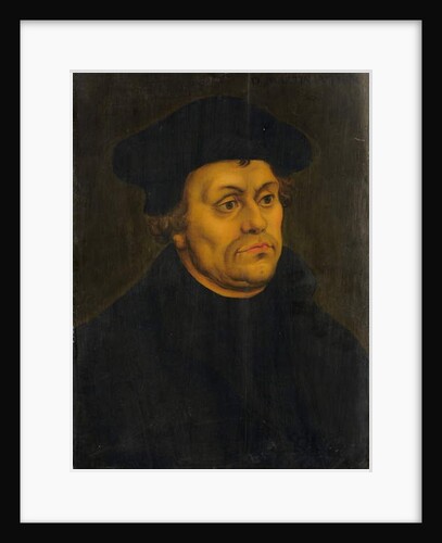 Portrait of Martin Luther by Lucas the Elder (after) Cranach