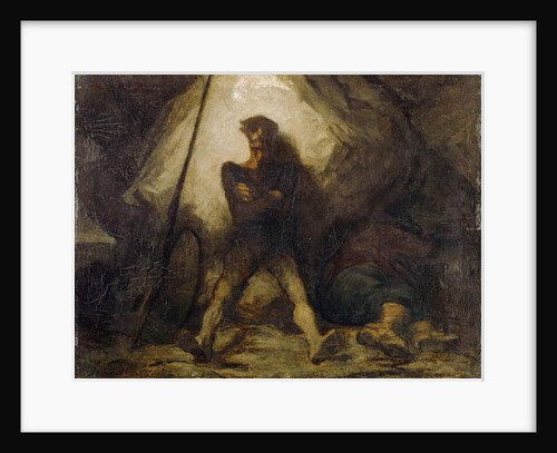 Don Quixote’s Vigil, 1855-56 by Honore Daumier