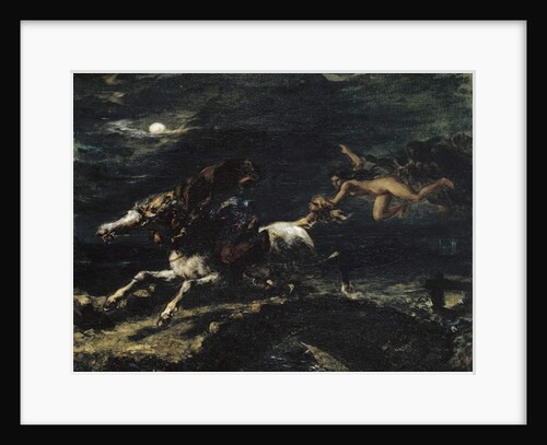 Tam O’Shanter Pursued by the Witches, 1849 by Ferdinand Victor Eugene Delacroix