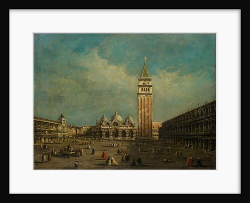 The Piazza San Marco in Venice by Francesco Guardi