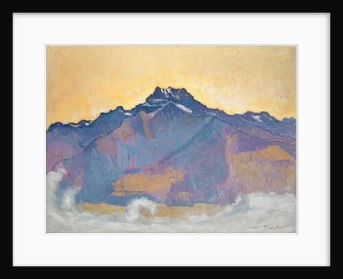 The Dents du Midi seen from Chesières, 1912 by Ferdinand Hodler