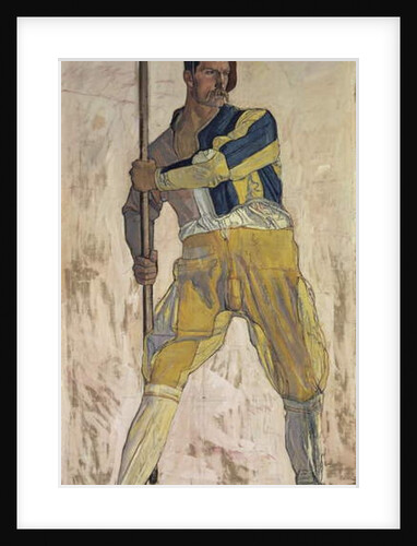 Warrior with halberd, c.1898 by Ferdinand Hodler