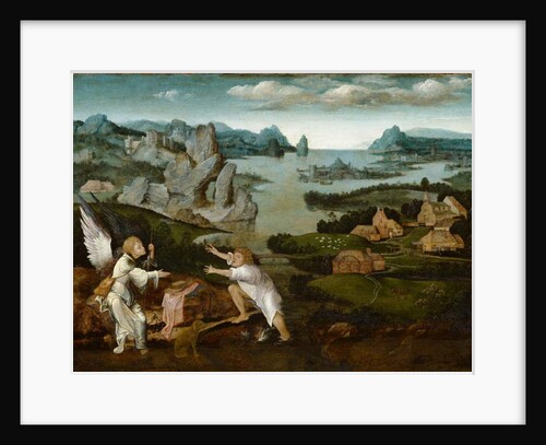 Landscape with Tobias and the Angel by Joachim Patenier or Patinir