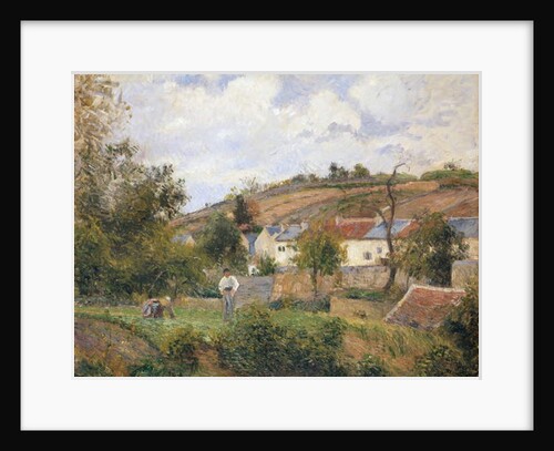 A Corner of l'Hermitage, Pontoise, 1878 by Camille Pissarro