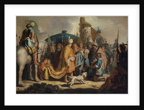 David with the Head of Goliath before Saul, 1627 by Rembrandt Harmensz. van Rijn