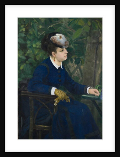 Woman in a Garden, 1868 by Pierre Auguste Renoir