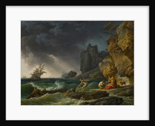 Stormy Sea with Shipwreck, 1780 by Claude Joseph Vernet