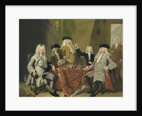 Inspectors of the Collegium Medicum in Amsterdam, 1724 by Cornelis Troost
