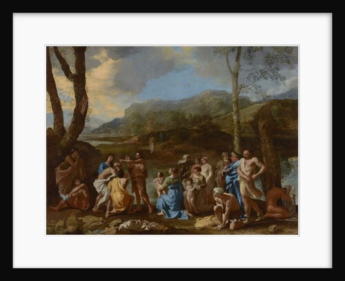 Saint John Baptizing in the River Jordan, c.1630 by Nicolas Poussin