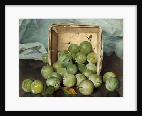 Green Plums, c.1885 by Joseph Decker
