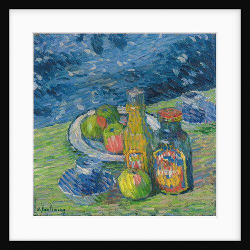 Still Life with Bottles and Fruit, 1900 by Alexej von Jawlensky