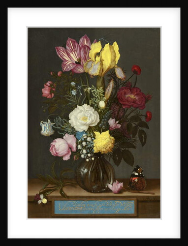 Bouquet of Flowers in a Glass Vase, 1621 by Ambrosius the Elder Bosschaert