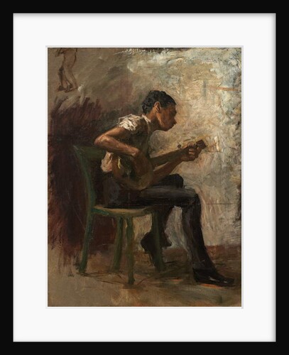 Study for 'Negro Boy Dancing': The Banjo Player, c.1877 by Thomas Cowperthwait Eakins
