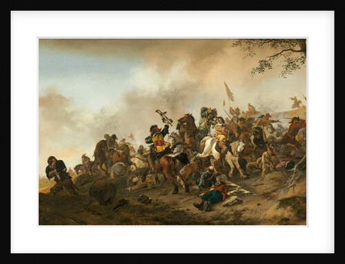 Battle Scene, c.1645-6 by Philips Wouwermans or Wouwerman