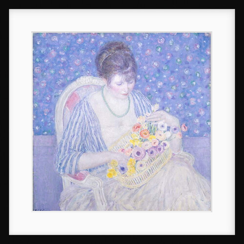 The Basket of Flowers, c.1913-17 by Frederick Carl Frieseke