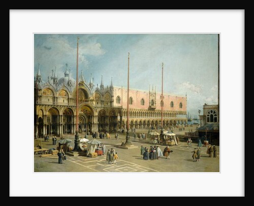 The Square of Saint Mark's, Venice, 1742-44 by (1697-1768) Canaletto