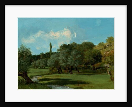 La Bretonnerie in the Department of Indre, 1856 by Gustave Courbet