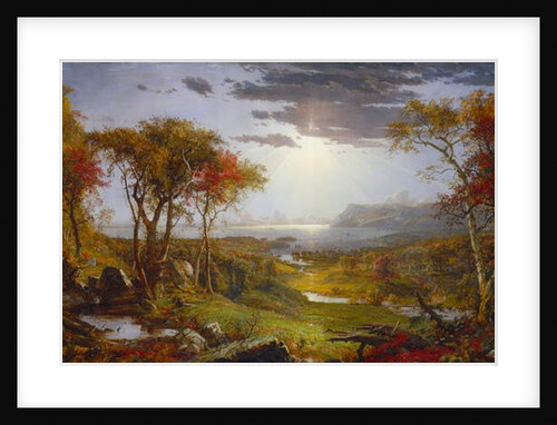 On the Hudson River, 1860 by Jasper Francis Cropsey
