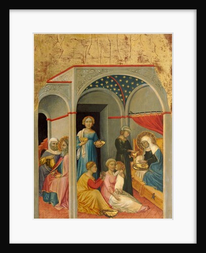 The Nativity of the Virgin, c.1400-5 by Andrea di Bartolo