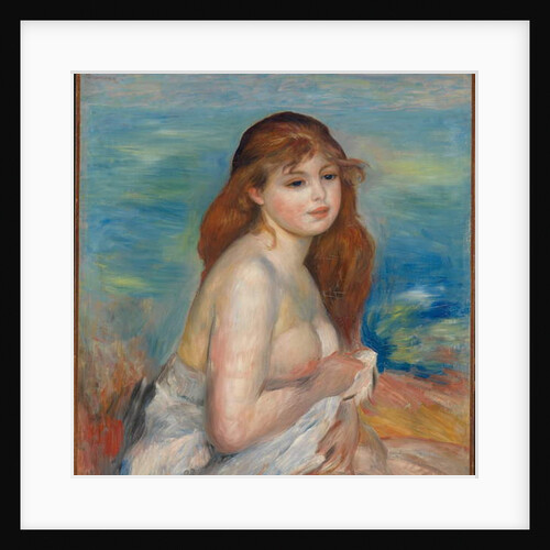 The Blonde Bather, c.1883 by Pierre Auguste Renoir