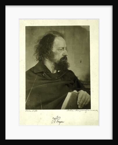 Alfred Tennyson, the Dirty Monk, 1865 by Julia Margaret Cameron