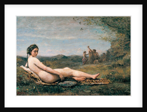 Repose, 1860 by Jean Baptiste Camille Corot