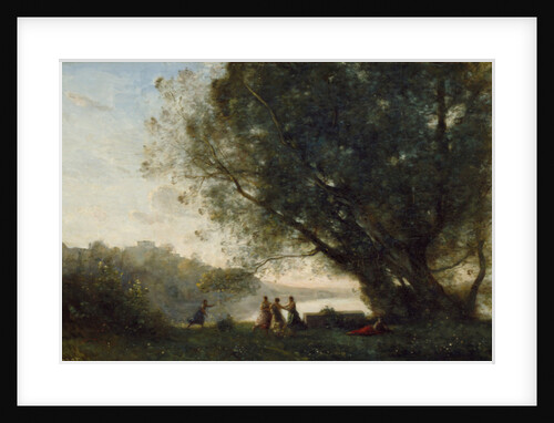 Dance under the Trees at the Edge of the Lake, 1865-70 by Jean Baptiste Camille Corot