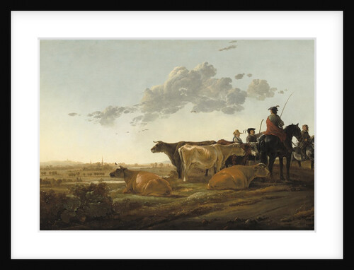 Landscape with Herdsmen, c.1650-52 by Aelbert Cuyp