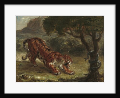 Tiger and Snake, 1862 by Ferdinand Victor Eugene Delacroix