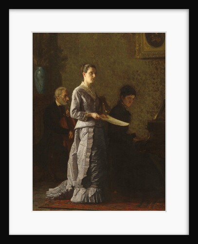 Singing a Pathetic Song, 1881 by Thomas Cowperthwait Eakins
