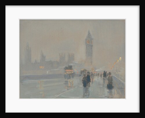 Big Ben, 1897 or 1907 by Childe Frederick Hassam
