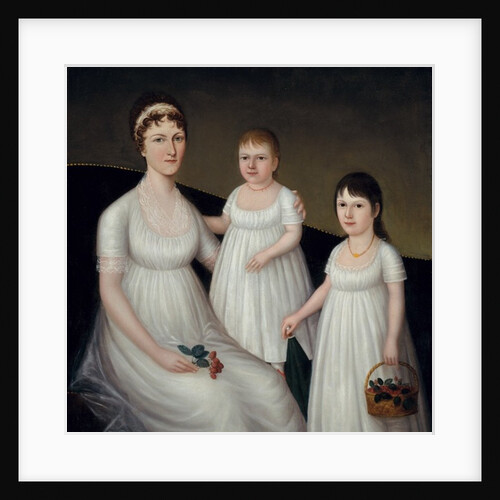 Grace Allison McCurdy and her Daughters, Mary Jane and Letitia Grace, c.1806 by Joshua Johnson