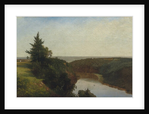 View on the Genesee near Mount Morris, 1857 by John Frederick Kensett