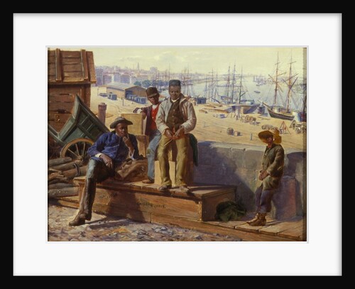 Negro Boys on the Quayside, c.1865 by David Norslup