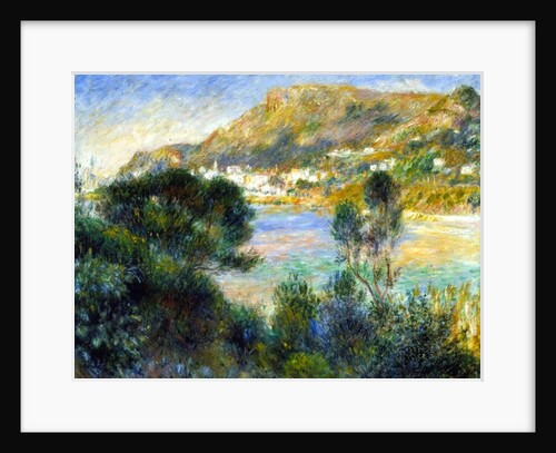 View From Cap Martin of Monte Carlo, c.1884 by Pierre Auguste Renoir