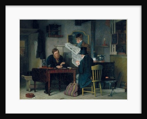 Waiting for the Stage, 1851 by Richard Caton Woodville