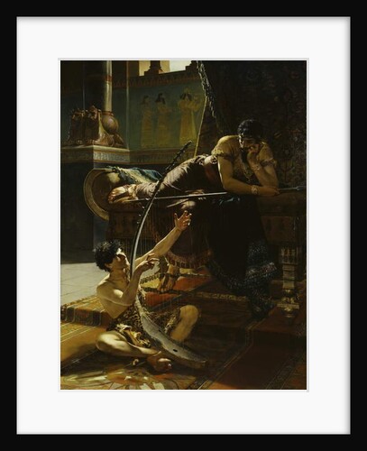 David and Saul, 1885 by Julius Kronberg