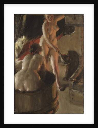 Girls from Dalarna Having a Bath, 1908 by Anders Leonard Zorn