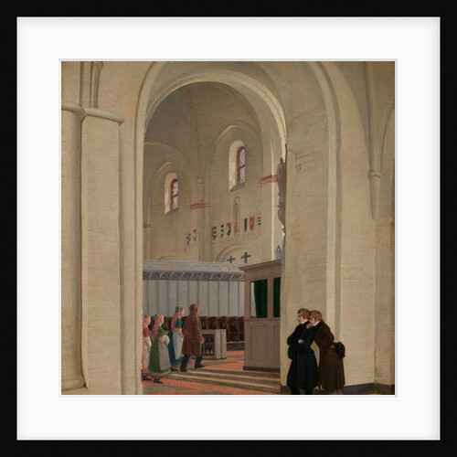 The Interior of St Bendt's Church at Ringsted, 1829 by Constantin Hansen